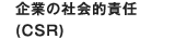  企業の社会的責任 (CSR)